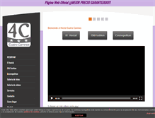 Tablet Screenshot of hostalcuatrocaminos.com